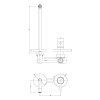 Смеситель для раковины Paffoni Light LIG106BO70 293239 белый матовый