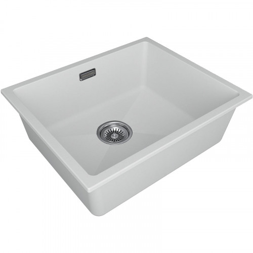 Мойка для кухни Paulmark Lumi UNI LU55-WH 55.5x46 белый