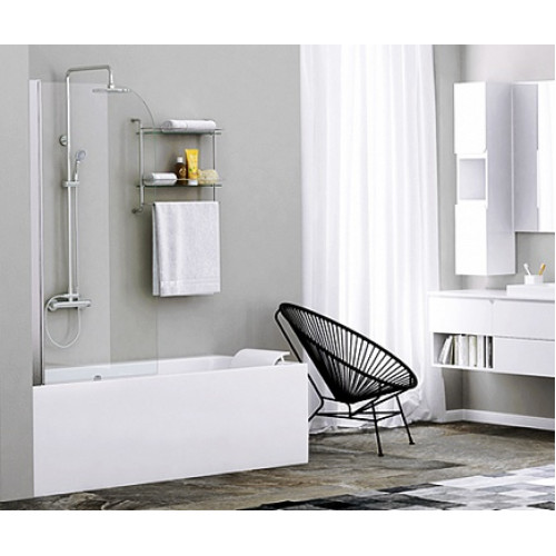 WasserKRAFT Шторка на ванну Leine 35P01-80