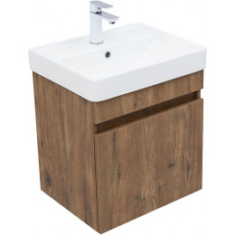 Aquanet Мебель для ванной Оптима 50 подвесная дуб рустикальный