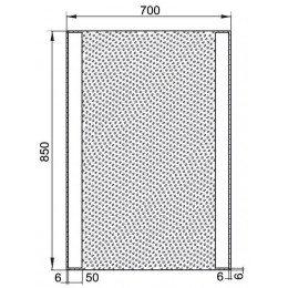 Зеркало Aquanet Форли 7085 LED