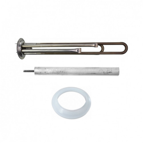 Комплект ТЭН 2кВт (2000Вт) RF для водонагревателя Thermex RZL, IS, IR, Garanterm, Electrolux EWH под анод М4, нерж. + прокладка + анод, 40042K