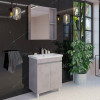 Зеркальный шкаф Comforty Осло-70 00-00006164 бетон светлый