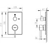 Смеситель для душа Bravat Arc P69193C-ENG хром