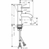 Смеситель для раковины Hansgrohe Axor Uno 38021000 хром