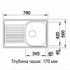 Мойка Blanco Tipo 45 S Compact 513442 сталь полированная