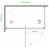 Royal Bath Душевой уголок HV-C-CH 140х80х185