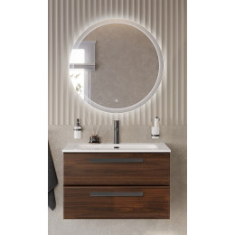 BelBagno Мебель для ванной Eco Cer-N 80 CZR-8073-80 орех шоколад софт ручки матовые чёрные