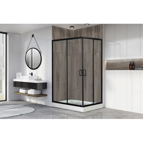Royal Bath Душевой уголок RB 8120HP-T-BL 120х80х200 L