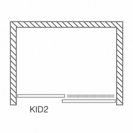 Roltechnik Душевая дверь KID2/1300 раздвижная