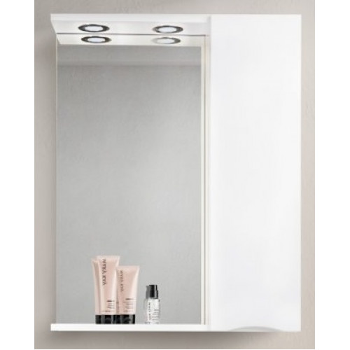 BelBagno Зеркало-шкаф MARINO-SPC-700/750-1A-BL-P-R Bianco Lucido