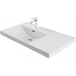 Aquanet Мебель для ванной Nova Lite 2.0 90 L подвесная бежевая матовая