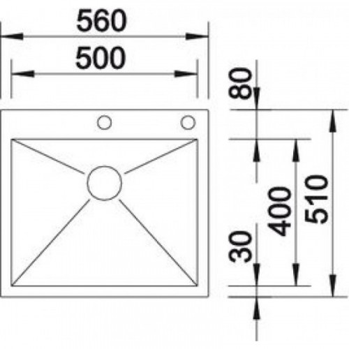 Кухонная мойка Blanco Zerox 500-IF/A