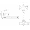 Смеситель для ванны c длинным изливом Bravat Drop-D F648162C-01A