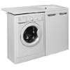 Runo Тумба с раковиной Лира 120 L белый