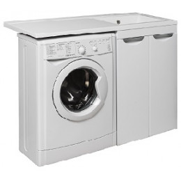 Runo Тумба с раковиной Лира 120 L белый