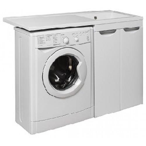 Runo Тумба с раковиной Лира 120 L белый