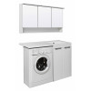 Runo Тумба с раковиной Лира 120 L белый