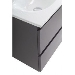 BelBagno Тумба с раковиной Kraft 39-50 подвесная Темно-Серый матовый с раковиной BB-8099-3-50