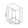 WasserKRAFT Душевой уголок Dinkel 58R06