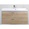 BelBagno Тумба с раковиной AURORA 1000 Rovere Nebrasca Nature, ручки хром