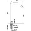 Смеситель для раковины Paffoni  Light LIG081ST Сталь