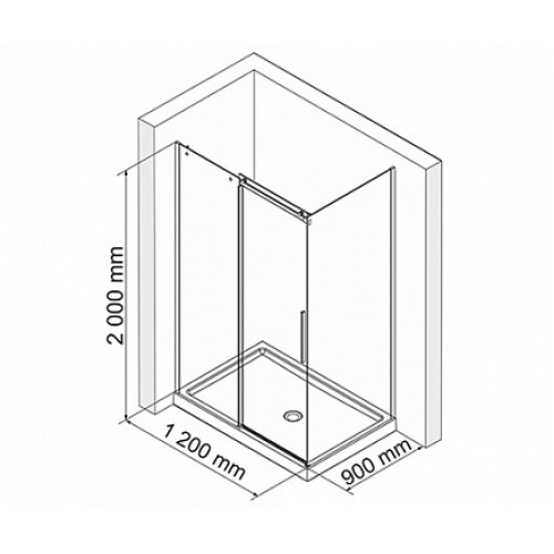 WasserKRAFT Душевой уголок Alme 15R07