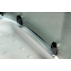 Royal Bath Душевая кабина Practic RB 8120BK1-M-BL 90x90 L стекло рифленое профиль черный матовый