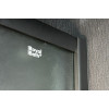 Royal Bath Душевая кабина Practic RB 8120BK1-M-BL 90x90 L стекло рифленое профиль черный матовый
