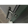 Royal Bath Душевая кабина Practic RB 8120BK1-M-BL 90x90 L стекло рифленое профиль черный матовый