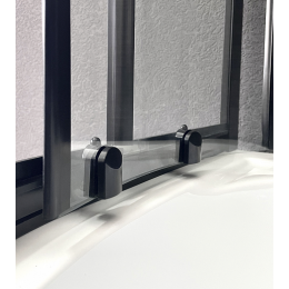 Royal Bath Душевой уголок RB 100BK-T-BL 100х100х200