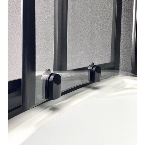 Royal Bath Душевой уголок RB 100BK-T-BL 100х100х200