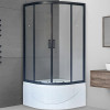 Royal Bath Душевой уголок RB 100BK-T-BL 100х100х200
