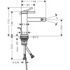 Смеситель для биде Hansgrohe Tecturis S 73201000 хром