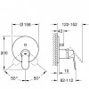 Смеситель для ванны Grohe Eurosmart Cosmopolitan 24045000