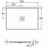 Jacob Delafon Поддон для душа Replay N144K-00 120х80 см