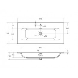 BelBagno Мебель для ванной Eco Cer-N 100 CZR-8073-100 sapfiro ручки чёрные