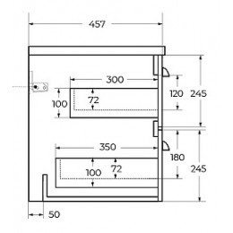 BelBagno Мебель для ванной Eco Cer-N 100 CZR-8073-100 sapfiro ручки чёрные