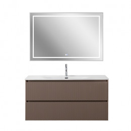 BelBagno Тумба с раковиной Uno 120 подвесная Бежевый матовый с раковиной BB-8099-120