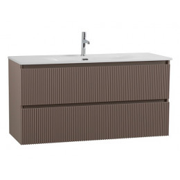 BelBagno Тумба с раковиной Uno 120 подвесная Бежевый матовый с раковиной BB-8099-120