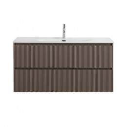 BelBagno Тумба с раковиной Uno 120 подвесная Бежевый матовый с раковиной BB-8099-120