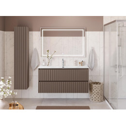 BelBagno Тумба с раковиной Uno 120 подвесная Бежевый матовый с раковиной BB-8099-120