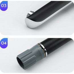 Смеситель для раковины Gappo G1003-16 черный/хром