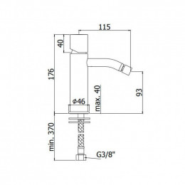 Смеситель для биде Paffoni Light LIGX131CR 227622 хром