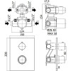 Смеситель с термостатом Paffoni Light LIQ518CR/M 281417 хром