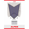 Alpen Душевой уголок Alpina Square A320N 90 см