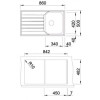 Мойка Blanco Livit 45 S Salto 514786 сталь полированная