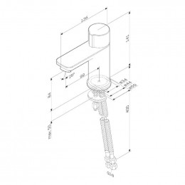 Смеситель для раковины AM.PM X-Joy F85A02500 TouchReel