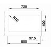 Кухонная мойка Blanco Subline 430/270-U, белый