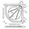 Good Door  Поддон для душа Эклипс 100x100